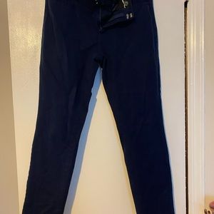 Navy Banana Republic Skinny Trousers